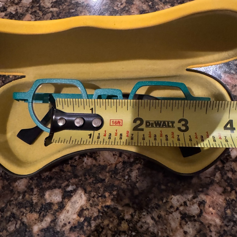 Extremely rare yet so fun and funky Theo Loves You Green Eyeglasses - Picture 10 of 12